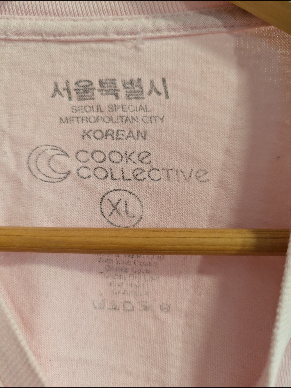 KOREA Cooke Pink Graphic Long Sleeve Tee - Picture 3 of 4